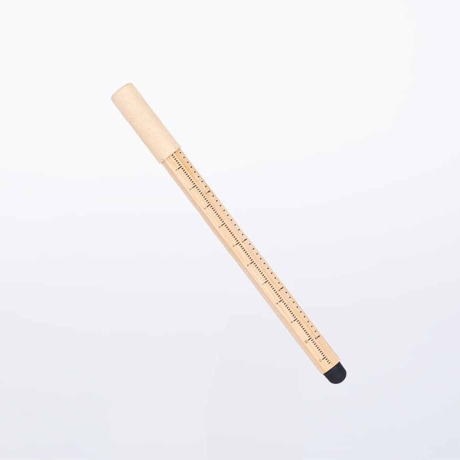Lápiz de Bamboo con punta Tungsteno, Puntero Touch-Screen y regla de medir 2