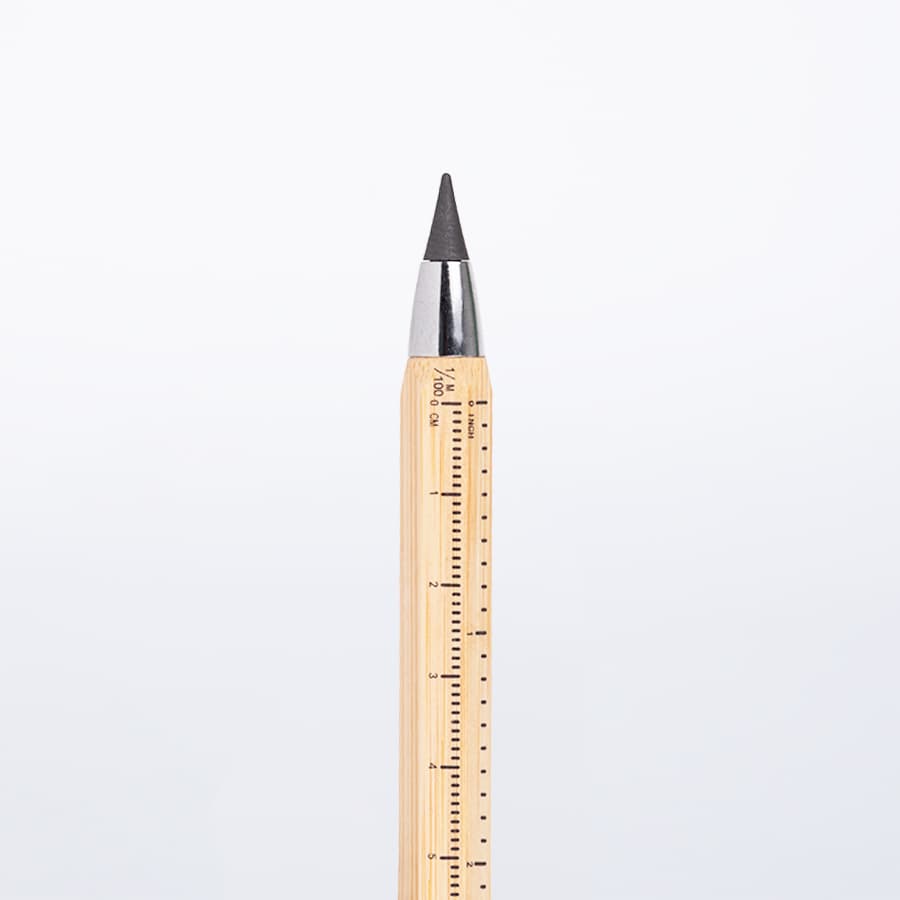 Lápiz de Bamboo con punta Tungsteno, Puntero Touch-Screen y regla de medir 4