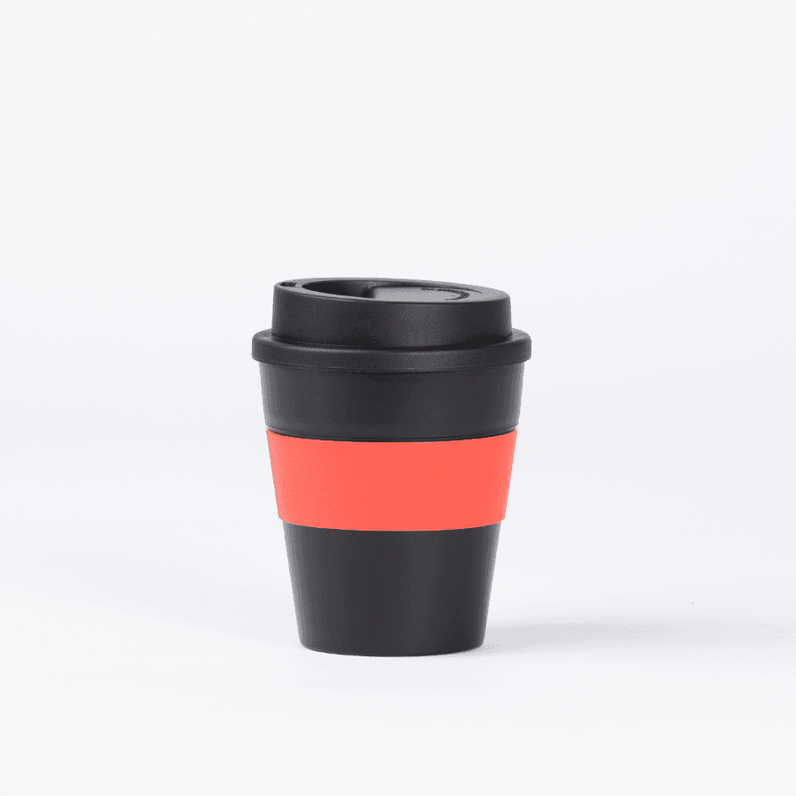 Mug Express Cup «BLACK» 356cc con banda silicona 2
