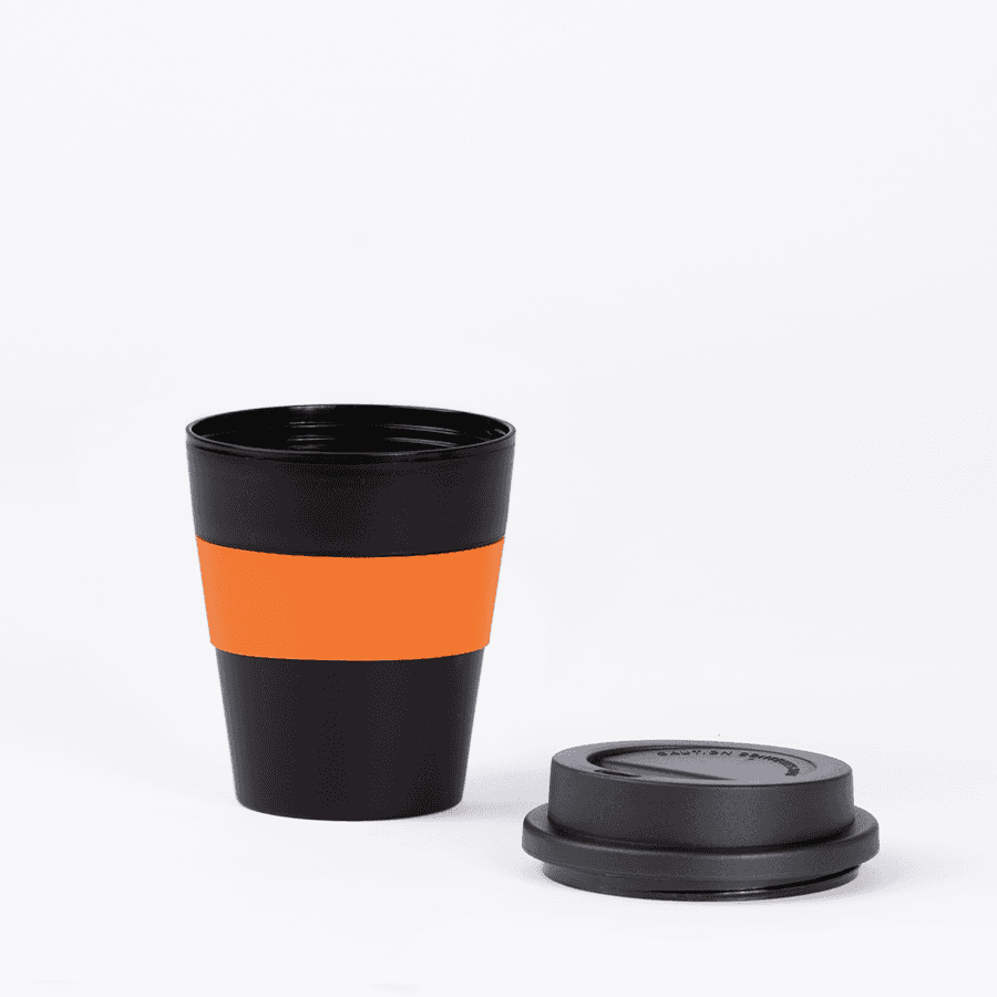Mug Express Cup «BLACK» 356cc con banda silicona 5