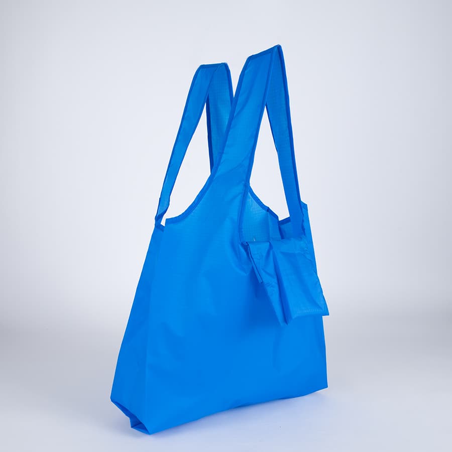 Bolsa plegable de compras en tela reciclada RPET 15L 2