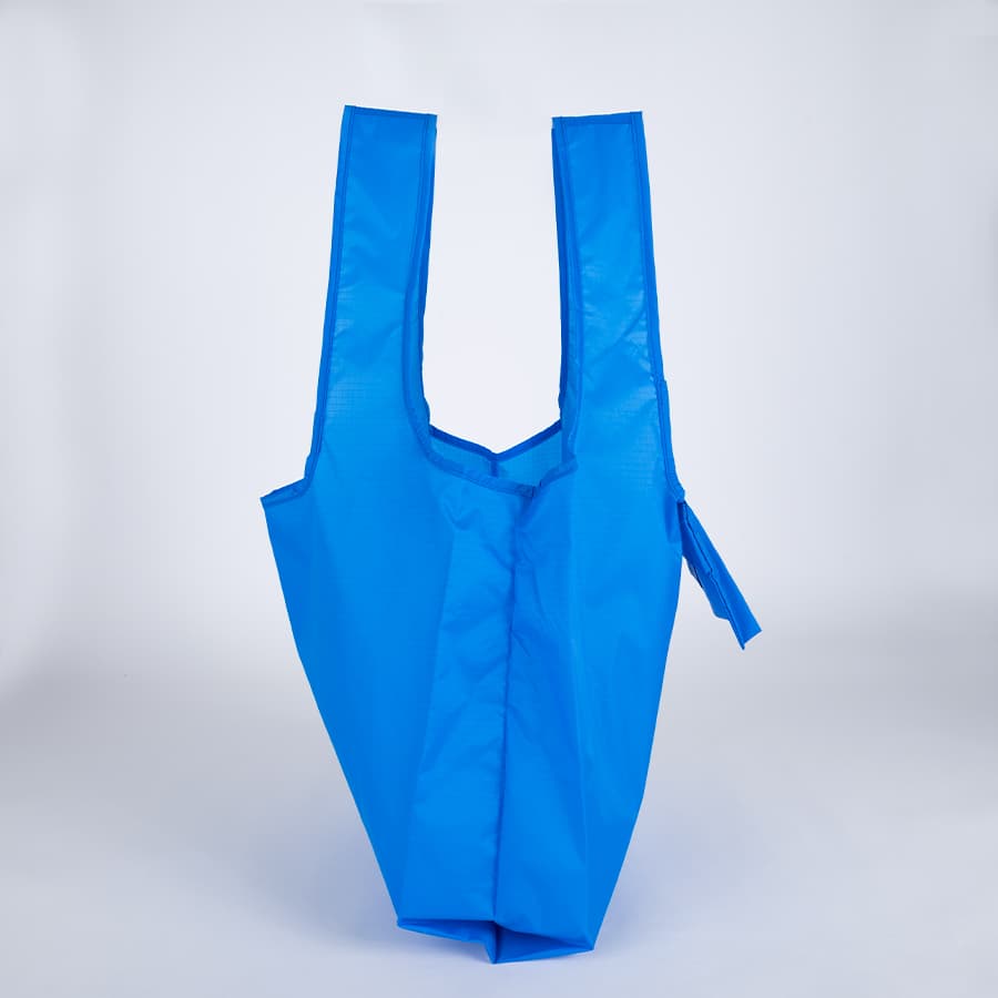 Bolsa plegable de compras en tela reciclada RPET 15L 3
