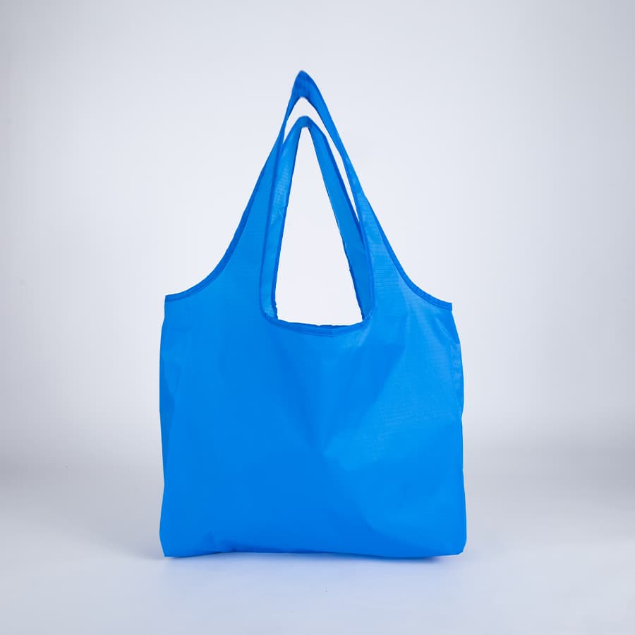 Bolsa plegable de compras en tela reciclada RPET 15L 5