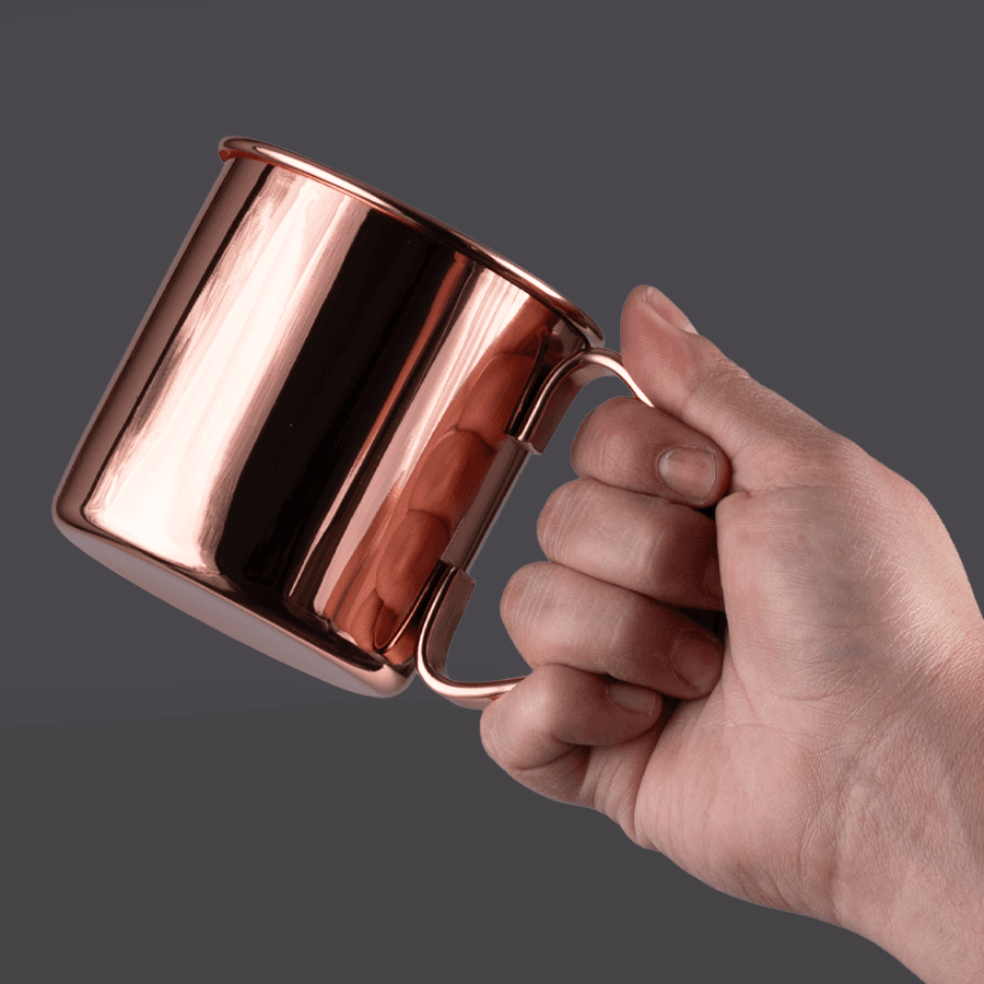 Tazón metálico Encobrizado «COPPER» 1/2 L