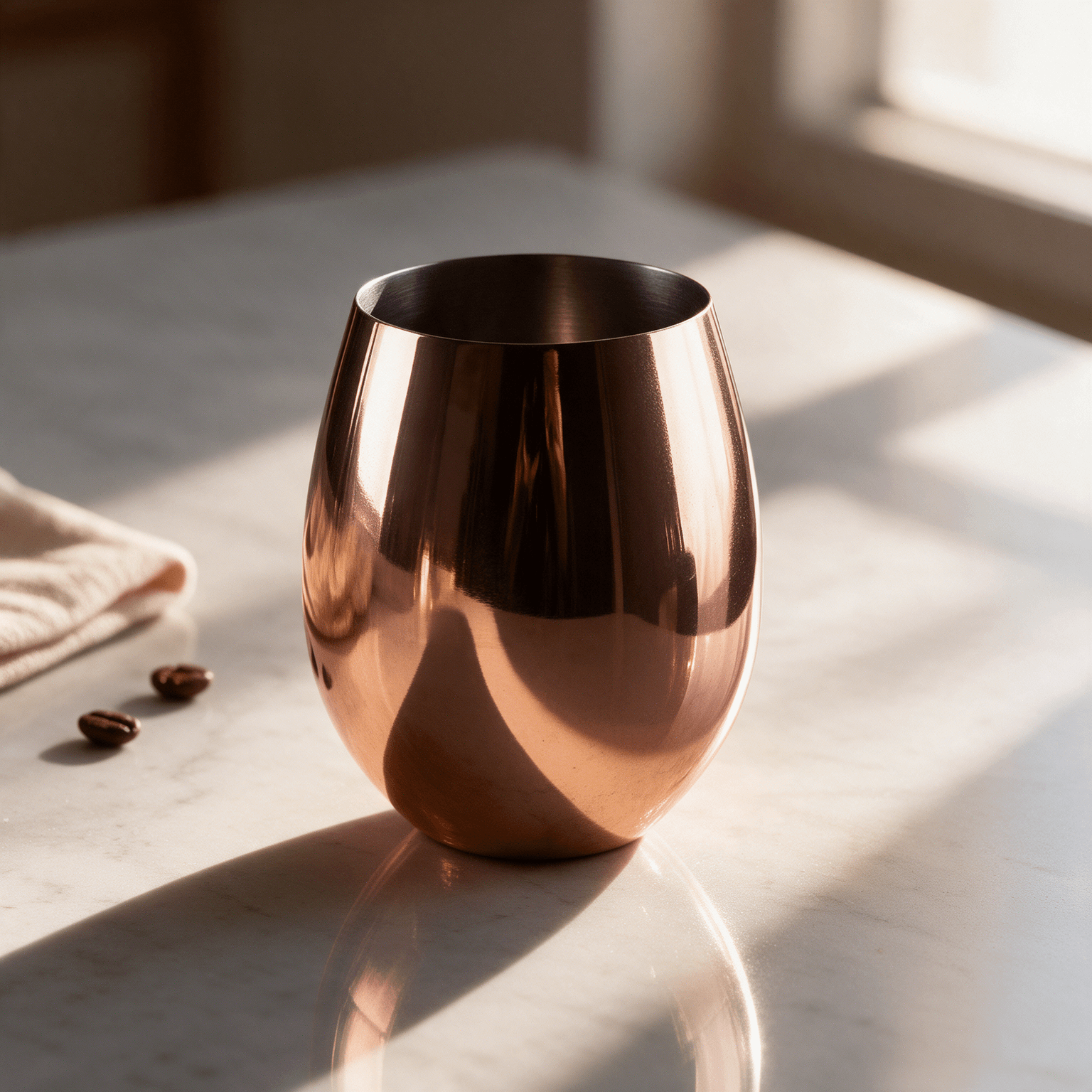 Vaso encobrizado para vino «EGG» 570cc